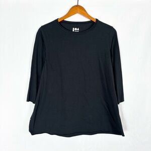 Labo.Art Agapi Tee in Graphite Black Size 1/ US S Italy